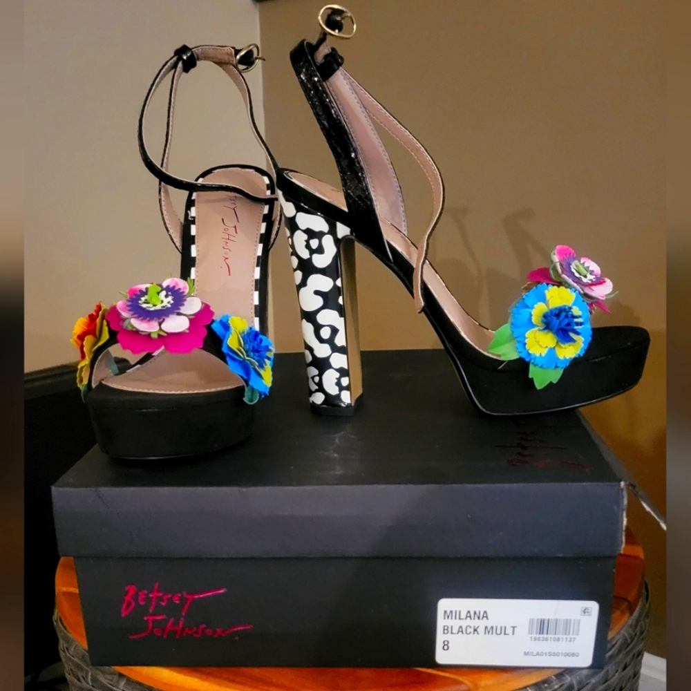 Betsy Johnson high heels, size 8